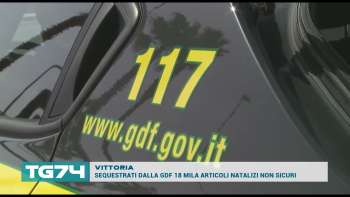 VITTORIA - SEQUESTRATI DALLA GDF 18 MILA ARTICOLI NATALIZI NON SICURI