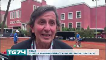 ROMA - ISTITUTO R  POIDOMANI PREMIATO AL BNL PER ''RACCHETTE IN CLASSE''