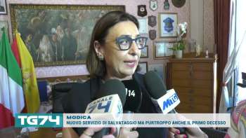 MODICA - NUOVO SERVIZIO DI SALVATAGGIO MA PURTROPPO ANCHE IL PRIMO DECESSO