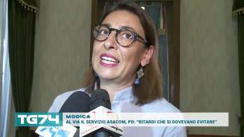 MODICA - AL VIA IL SERVIZIO ASACOM, PD: ''RITARDI CHE SI DOVEVANO EVITARE''