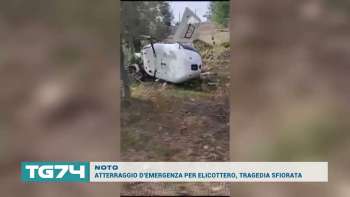 NOTO, ATTERRAGGIO D'EMERGENZA PER ELICOTTERO, TRAGEDIA SFIORATA