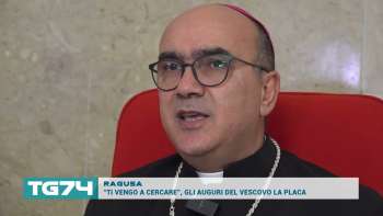 RAGUSA - '''TI VENGO A CERCARE''', GLI AUGURI DEL VESCOVO LA PLACA