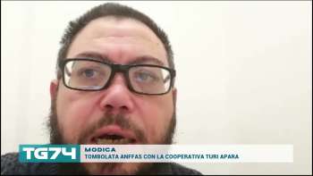 MODICA - TOMBOLATA ANFFAS CON LA COOPERATIVA TURI APARA