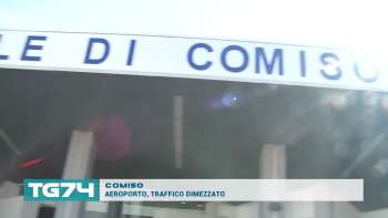 COMISO - AEROPORTO, TRAFFICO DIMEZZATO