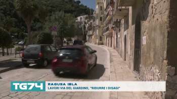 RAGUSA IBLA - LAVORI VIA DEL GIARDINO, ''RIDURRE I DISAGI''