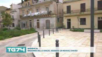 MODICA - MADONNA DELLE GRAZIE, SAGRATO DI NUOVO CHIUSO