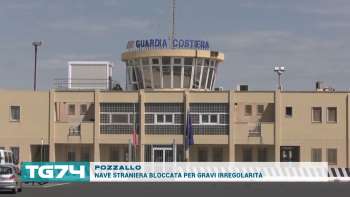 POZZALLO - NAVE STRANIERA BLOCCATA PER GRAVI IRREGOLARITÀ