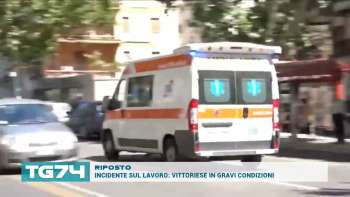 RIPOSTO - INCIDENTE SUL LAVORO, VITTORIESE IN GRAVI CONDIZIONI