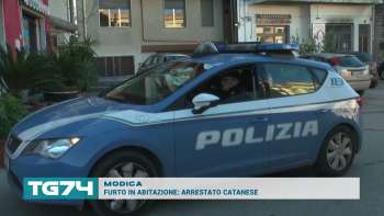 MODICA - FURTO IN ABITAZIONE, ARRESTATO CATANESE