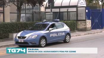 RAGUSA - DROGA IN CASA, AGGRAVAMENTO PENA PER 32ENNE