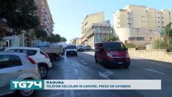 RAGUSA  -TELEFONI CELLULARI IN CARCERE, PRESO UN CATANESE