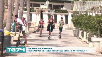 MARINA DI RAGUSA - FUGGE ALL'ALT METTENDO IN PERICOLO GLI ALTRI AUTOMOBILISTI