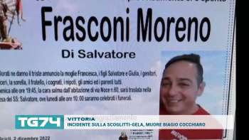 VITTORIA - INCIDENTE SULLA SCOGLITTI GELA, MUORE BIAGIO COCCHIARO